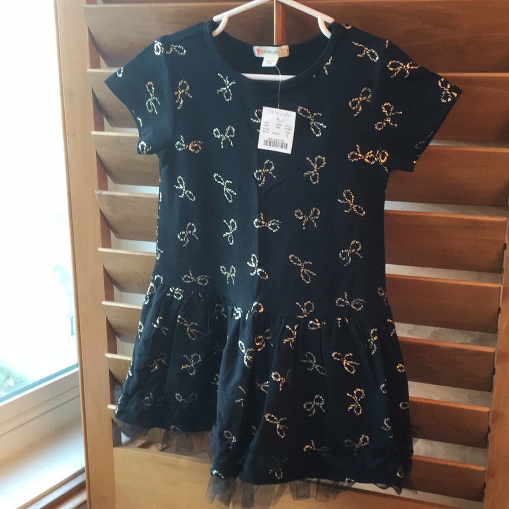 Crewcuts Bow-Print Dress